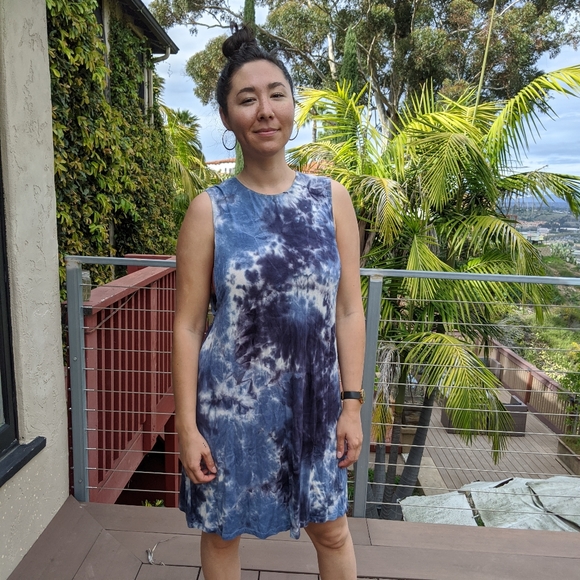 American Apparel Tie Dye Dress - Picture 2 of 5